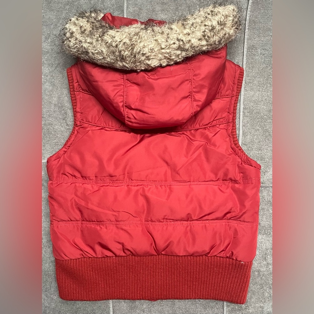 Aeropostale Puffy Down Feather Vest w/ Hood. *Excellent Condition*. Size M - Picture 5 of 5